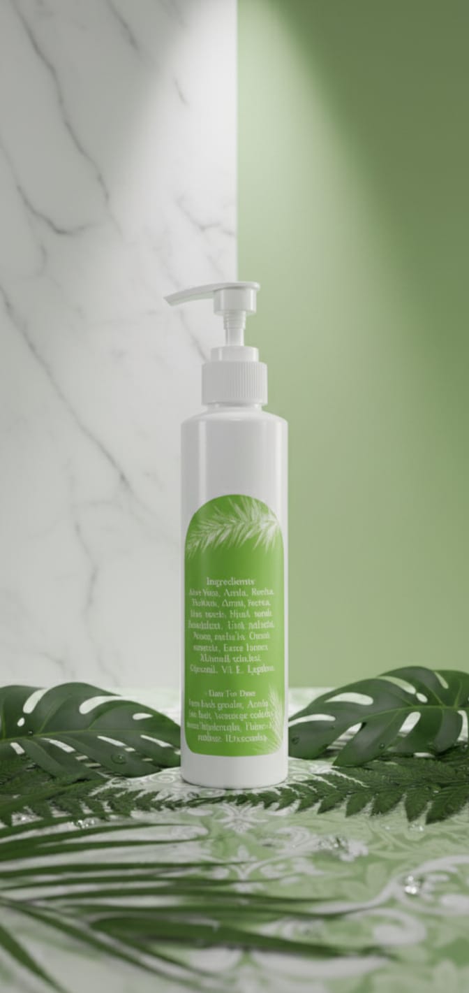 Organic Shampoo 100% Chemical free 2 in 1 Shampoo + Conditioner