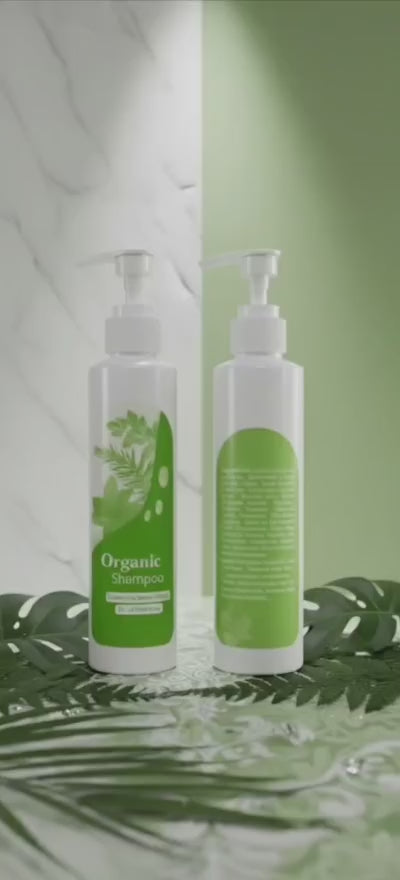 Organic Shampoo 100% Chemical free 2 in 1 Shampoo + Conditioner